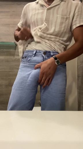 Top in Tha Washroom with Handjob
