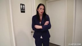 Stepmom Jerks Stepson's Raging Boner at Work