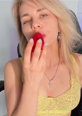 Eating Strawberries