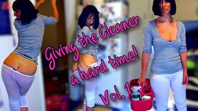 Giving the cleaner a hard time Part 1 HD wmv