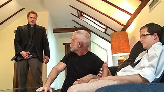 Young Devin Moss is in a little bit of a pickle, but his pickle isn't little!