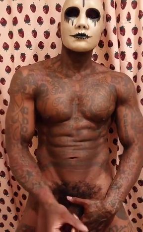 Big Black Cock Worship Hallelujah Johnson - Tall Tattooed Dark Chocolate BBC Cumshot