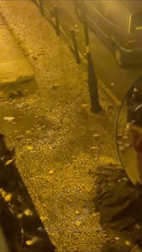 Amateur Boy Caught Peeing in the Street