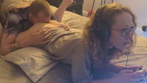 Full Movie! Freeuse Gamer Milf gets used and Creampied