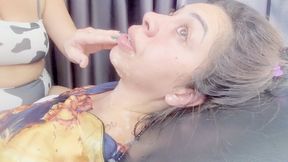 GAGGING TO THE EXTREME WITH MY DANGEROUS HANDS -- BY ARIEL - CLIP 4