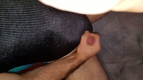 black bathing suit cum
