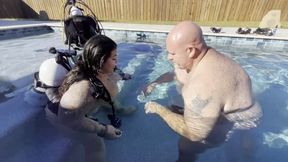 Zombie's 100th Dive Photo Shoot