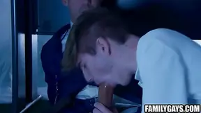 Stepdad Tempts Stepson After Hours – Steamy Office Encounter – GayPornHub 18+