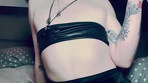 Emo ftm trans femboy bends over for your enjoyment