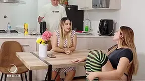 we make fun of my friend's cousin while we fuck