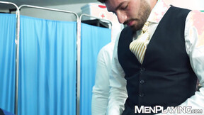 Hunky Koki Castillo has his butthole examined & plowed by Viktor Rom