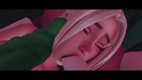 christmas futanari elf arranged rough sex for a perverted bitch (sims + anime hentai + sfm)