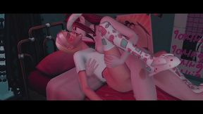 christmas futanari elf arranged rough sex for a perverted bitch (sims + anime hentai + sfm)