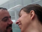 snow and hot water vlog