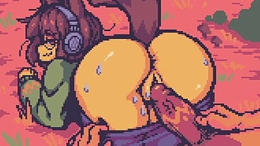 HOT DEER STUD FUCKS TANUKI GIRL RAW IN THE WOODS!!! - Lewd Leaf Land