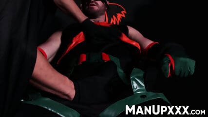 Restrained Gio Carrera eagerly obeys to his perv captor Marco Lorenzo