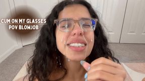 Cum On My Glasses: POV Blowjob Feat Aria Nicole 1080p
