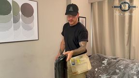 wow! hot redhead boss lady smooth talks house painter into sex!