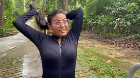 Me follo a DESCONOCIDO de GRANDE POLLA en Parque PUBLICO casi nos DESCUBREN!!