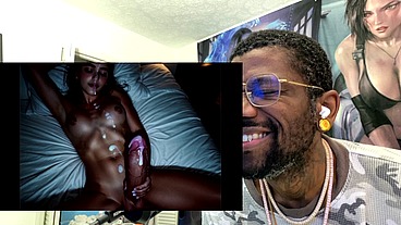 Smooth Transgender Teen Jerking Off And Cumming On Herself In A Dark Room, AI Generated