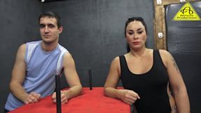 Armwrestling Marina Redstar vs James