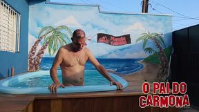 Aidocarmona Enjoying a Pool Wanting to Fuck an Ass