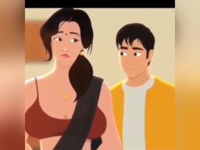 Bhabhi ji ko mast chut ko chatne me maja aaya
