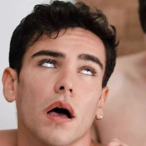 Troye Dean Sneakily Sucks The Masseur Damian Night&#039;s Dick While His Bf Is In The Same Room - MEN