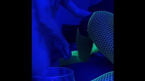 BlackLight Swirl.. (HUGE CUMSHOT)