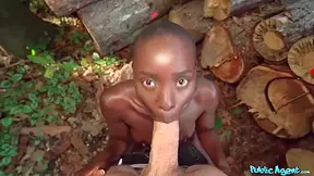 Smiley African Ebony Teen 18+ Gets Her First Pi With Zaawaadi