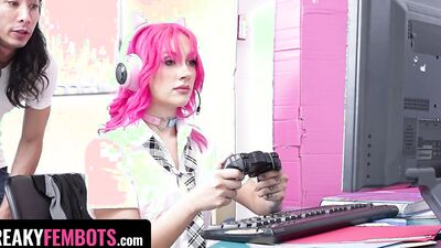 Jazmin Luv gets her cunt stretched with boyfriend's hard willy