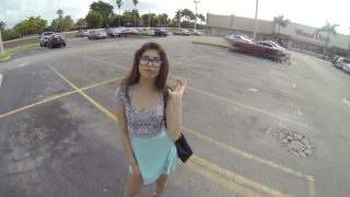 Adorable Brunette Ava Taylor Rides His Big Cock