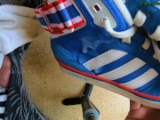 Fun with Adidas Space diver (4Cumshots)