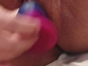 Squirting with my favorite toy