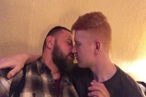 Soft Ginger lad And hairy Hard dad Getting Ready