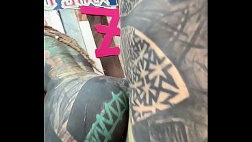 Tattoo Shop Risky Anal - Getting Fucked While Tattooing