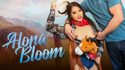 Tiny Asian Cowgirl Alona Bloom Rides Muscular Boyfriend's Big Dick Like A Pro