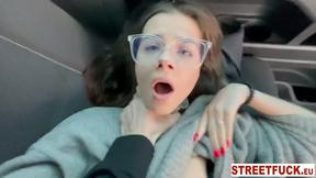 STREETFUCK Mia Mi Street Casting Fuck for Money