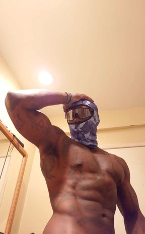 BBC Worship Hallelujah Johnson ( Strategize and Contrive Military Plans ) Tall Dark Chocolate Muscles Tattoos Hairy BBC Halleluj