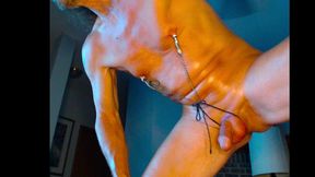loganhuge - bondage, tying up my balls, cock and tits! sheer.com/loganhuge