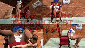 PROMO MEGA COMBO TRAMPLE CBT AND FOOTJOB: 1- Beautiful Punk Giantess trampling balls and dick 2- SADISTIC GIANT DOES HARD FOOTJOB, BALLBUSTING AND FOOT WORSHIP IN POV VIEW 3- Giantess hot girl trampling high heels, cock balls and face