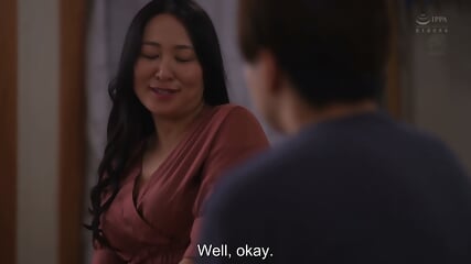 Horny couple gets it on with English subs and reduced mosaic