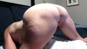 Hot MILF Gets Her Bottom Worked on with a Large Plug as She Stimulation Her Pussy&#x270C;
