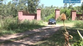 Gay fucked in garden