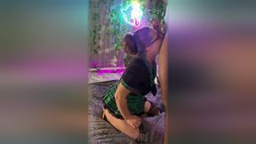 Behind the Scenes!! Ms. Kay Lee Sucks You Until She Milks Your Cum Onto Her Face!!