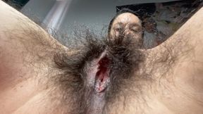 HOT SWEATY BUSH starring Lethallabias Hairy Pussy