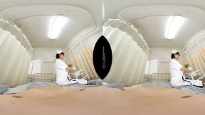 Young Japanese doctor sucks dick POV