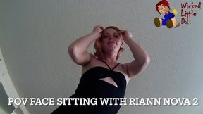 POV Face Sitting with Riann Nova 2