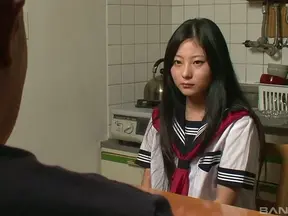 Sexy Teen Sayaka Solo Pleasure: Dark Haired Japanese Masturbation Showdown