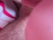 Philip playing with toy vagina
